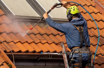 Démoussage et hydrofuge de toiture à Sugny